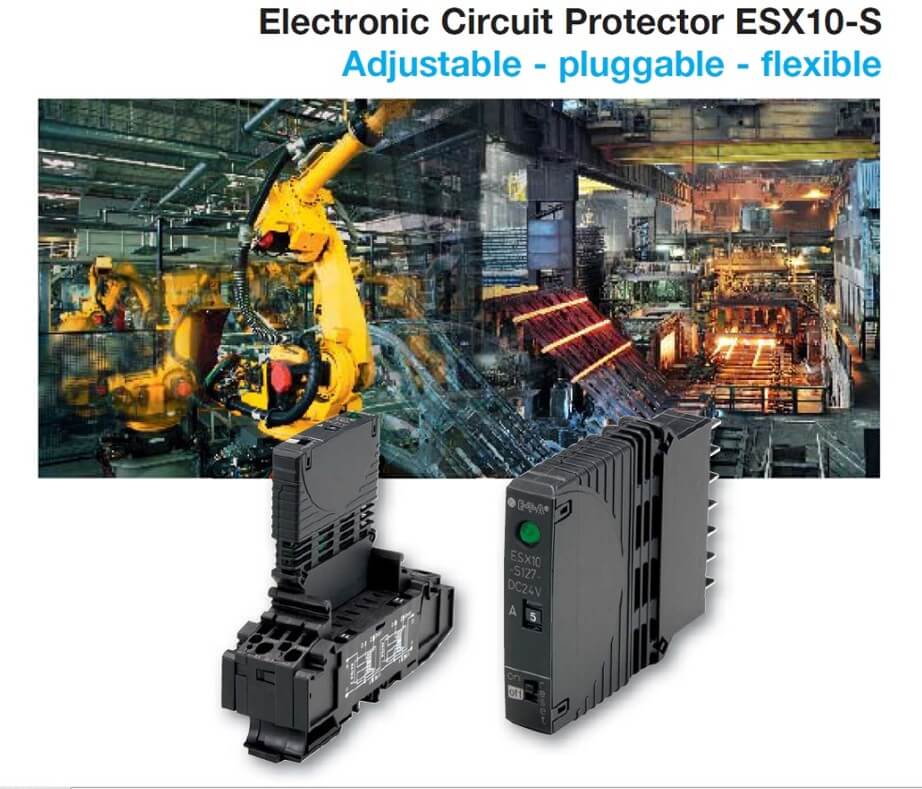 E-T-A Adjustable Electronic Circuit Protector ESX10-S for industrial automation & automotive industry