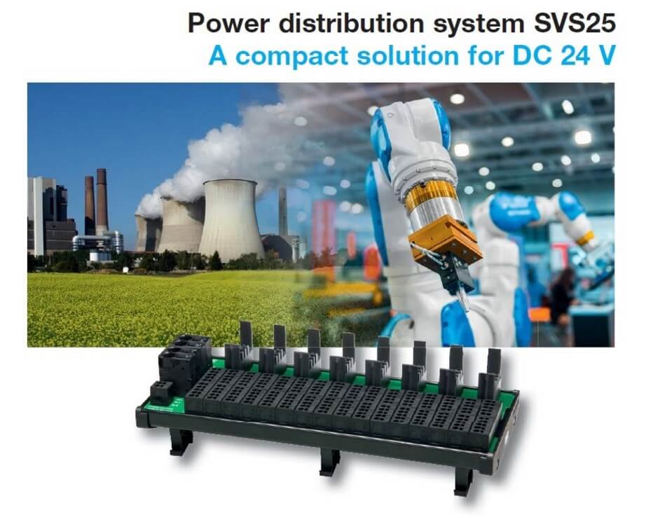 E-T-A SVS25 New Power Distribution System for DC 24V Applications