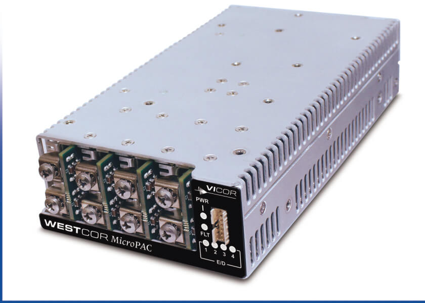 MicroPAC – VICOR představuje nový superkompaktní AC-DC zdroj na bázi VI Chip technologie v tepelně optimalizované verzi „conduction cooled“
