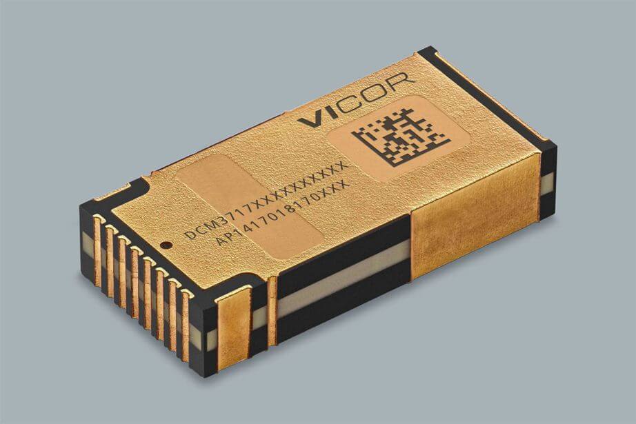 Vicor introduces the DCM3717, a 750W regulated 48V-to-12V converter with 97% peak efficiency